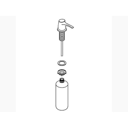 Kohler Soap Dispenser Assy. 1235295-BL